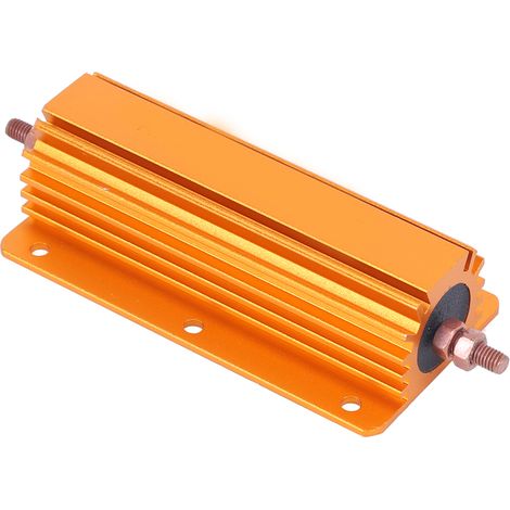Résistance haute puissance RX24 200 W 4 Ω, boîtier en aluminium, pour équipements électriques industriels. (1/4)