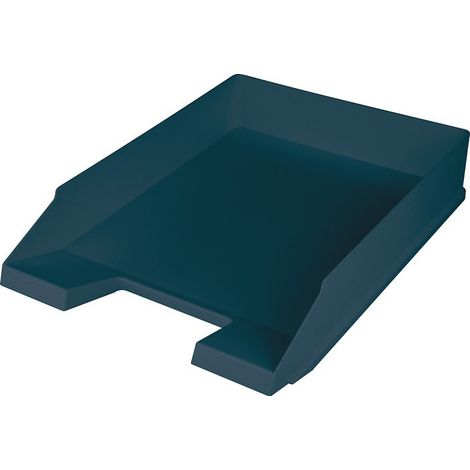 Bandeja para cartas DIN A4-C4, azul H67xA254xD347 mm con asa encastrada y campo de rotulación (Por 5)