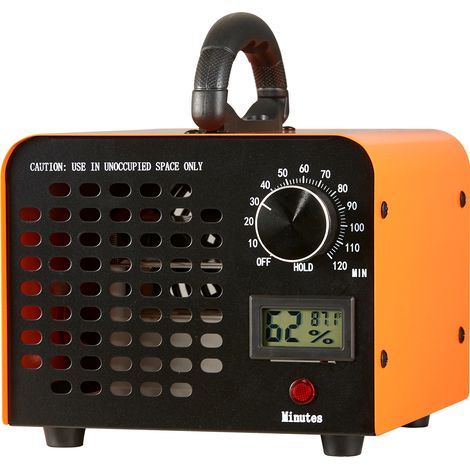 Mophorn Ozongenerator 12000 mg/h, Geruchsentferner mit hoher Kapazität für den gewerblichen/industriellen Einsatz, Lufterfrischer für Zuhause mit 0–120-Minuten-Timer für Räume, Autos, Haustiere