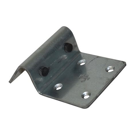 Deco Fer Forge – Sabot de portail à visser 140mm – Acier zingué – Fixation par vis ø8mm – Pour portail motorisé