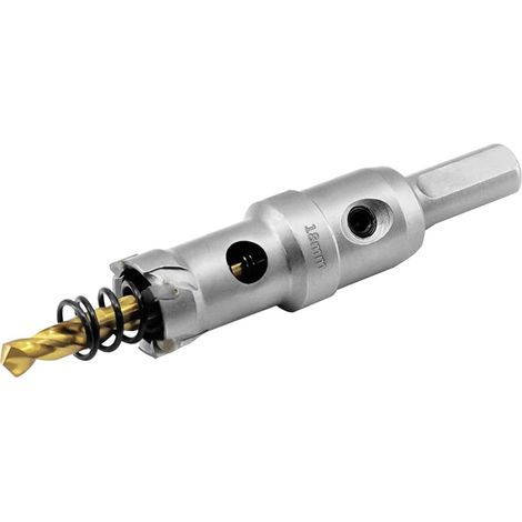 18mm Scie Cloche de TCT Carbure en Métal, Tungstène Foret Trépans pour Métal, l'acier inoxydable, fonte, fer, Aluminium, laiton et plastique (1/5)