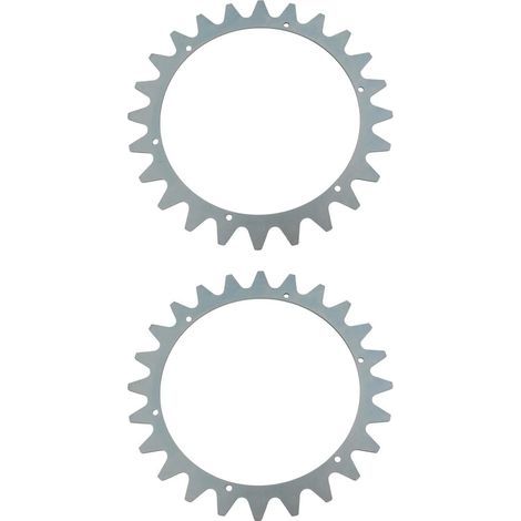 Rutschfeste Spikes für roboter Rasenmäher, kompatibel mit Yardforce SA500 SA600 SE500, Stahl-Traktionsspitzen für Geländegängige Rasenroboter Grip und (1/4)
