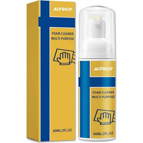 AUTOGO Multi-Purpose Foam Cleaner for Car Interiors, Seats and Headliners, Stain Remover Foam (1/5)