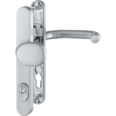 HOPPE® Schutz-Wechselgarnitur mit Schmalschild Paris RD-E86G/3359ZA/3357N138GF, Edelstahl, 3411761 (1/4)