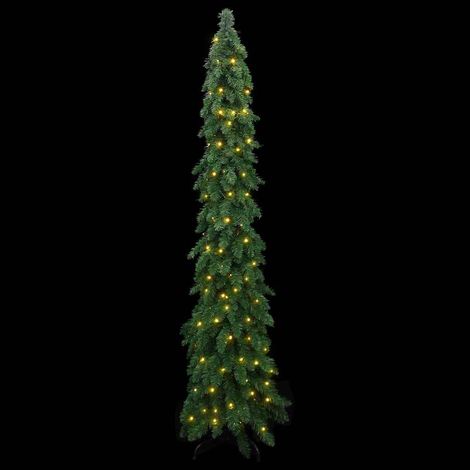 vidaXL Künstlicher Weihnachtsbaum mit 130 LED vorbeleuchtet 210 cm