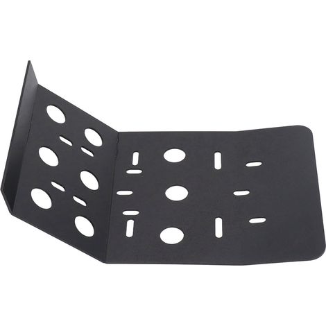 Carter moteur protection aluminium, garde radiateur renforcé, remplacement compatible Suzuki DR-Z, plaque blindée châssis, accessoire moto tout-terrain, protection carter robuste. (1/5)