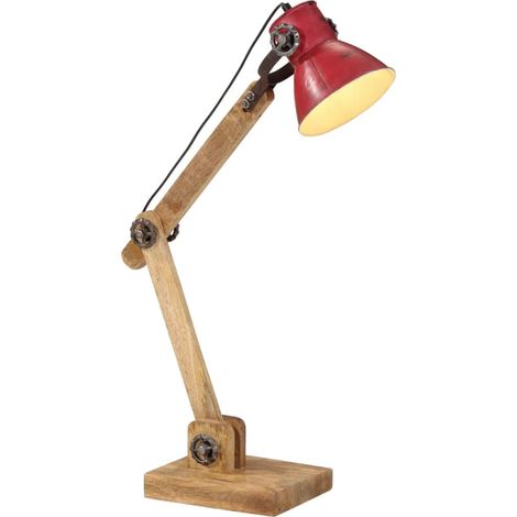 Schreibtischlampe 25 W Rot 23x18x96 cm E27