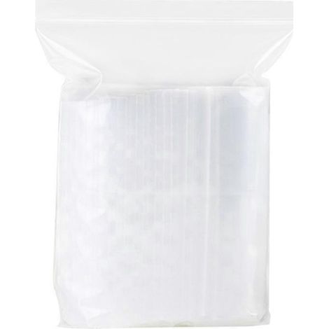 Lot de 300 sacs de rangement à fermeture éclair, petits sacs pour sceller les aliments, sacs pour emballer les collations, sacs refermables-9X13cm-transparent color (1/3)