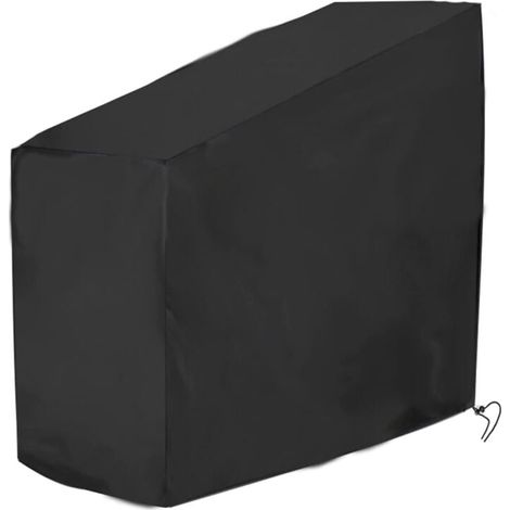 Housse de protection imperméable en tissu Oxford 210D pour vélo d'appartement, protection contre la poussière,123×58×113/142cm (1/4)