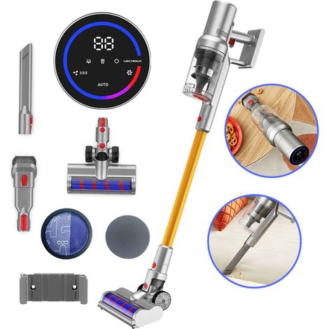 Aspirateur Balai Sans Fil - Liectroux - i10 - 27000Pa - Éclairage LED - Filtration HEPA E13 (1/5)