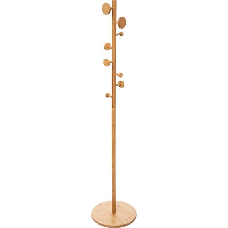 Garderobe 8 haken bambus - 5five (1/4)