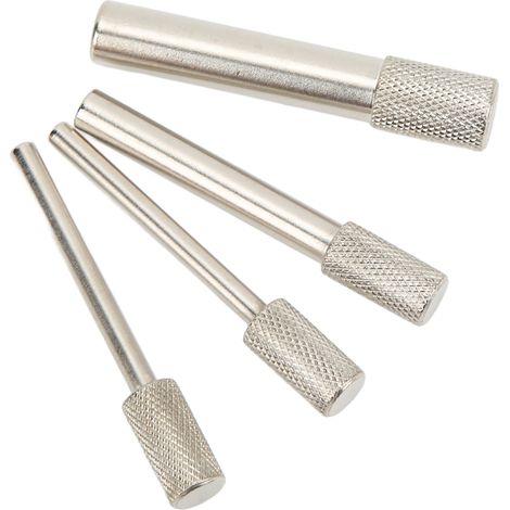 Jeu de 4 goupilles de calage moteur métal argent haute dureté pour Citroën 1.4 1.6 HDi, outil de verrouillage distribution remplacement (1/5)