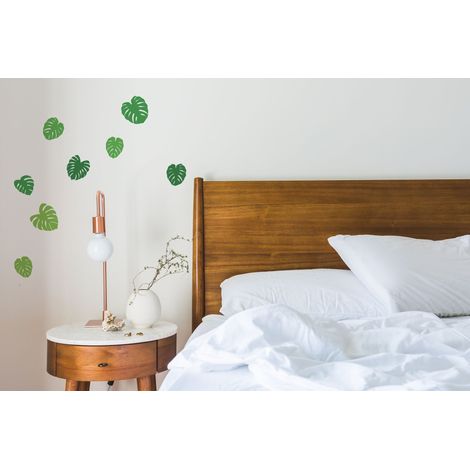 Sticker mural autocollant Monstera Jungle, 21x29,7 cm - Décoration murale originale (1/3)