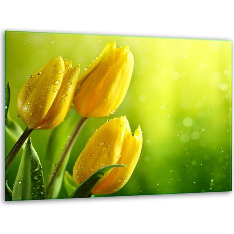 Glasschneidebrettständer 40x30 Tulpen (1/5)