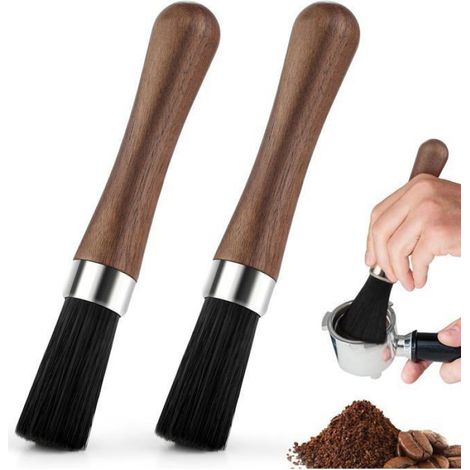 Brosse De Nettoyage, 2 Pièces Pinceau Nettoyage Manche En Bois, Pinceau De Nettoyage Brosse En Nylon PINCEAU (1/4)