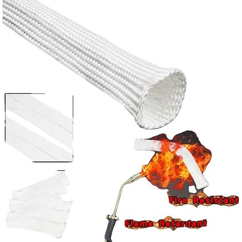 Tubo aislante para gases de escape, resistente a altas temperaturas, de amplia compatibilidad, 40 cm. (1/5)