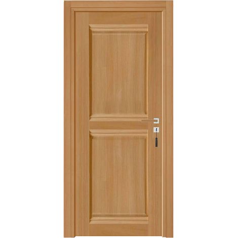 Bloc-porte pose fin de chantier collection PREMIUM Classic 2 panneaux, H.204 x l.73 cm, aspect chêne naturel, réversible  - Reivilo