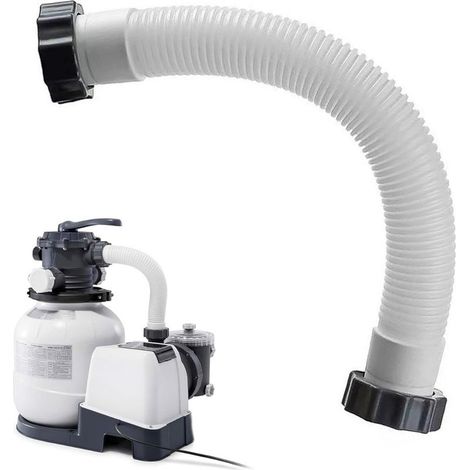 Tuyau Filtration Piscine,Tuyaux de Rechange pour Piscines Hors Sol 40cm,tuyaux de Piscine,Tuyau Pompe Piscine pour Intex,Convient pour Une Interface de 1,5 Pouce (1/5)