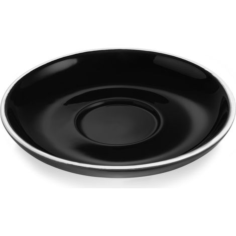 Soucoupe doppio noir bord blanc pour 4998018 ITALIA BLACK - Was Germany