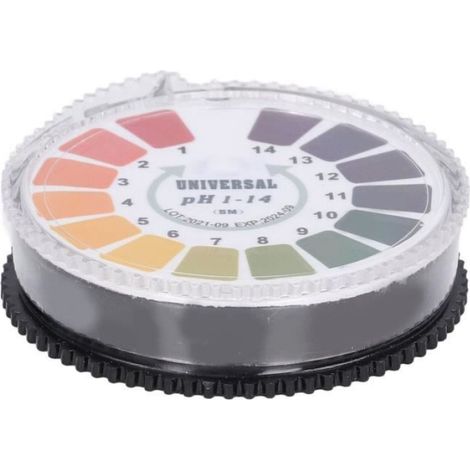 Rouleau de bande de papier de test PH - - Mesure le niveau de PH de solutions aqueuses (1/4)