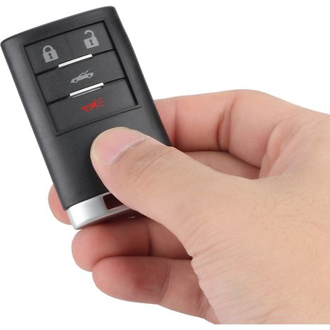 Housse Coque Texturée Durable 4 Boutons Clé Voiture Télécommande Coque Compatible Chevrolet Corvette (1/4)