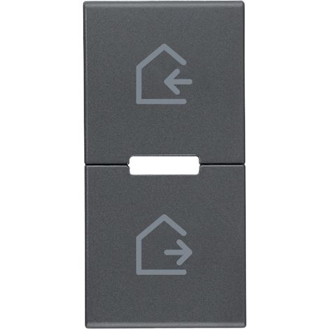 VIMAR - 20755.6 Due mezzi tasti 1M scenari grigio