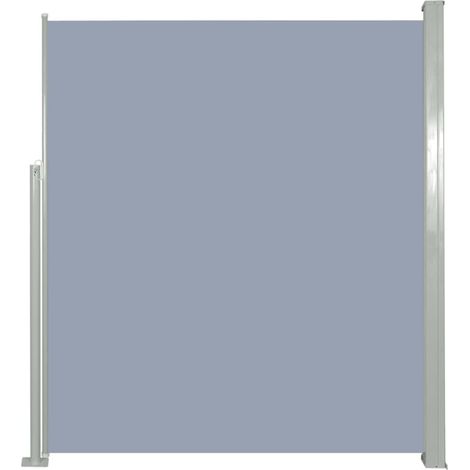 Auvent latéral rétractable de patio 160x300 Gris 2 (1/5)