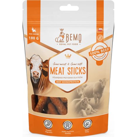 Palitos de carne BEMO Monoproteína de res 180 g