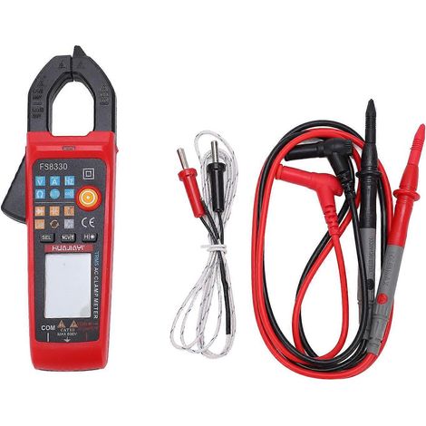 FS8330 Stromzangen-Digitalmultimeter 200A/600V Spannungsprüfer mit Überlastschutz für elektrische Anlagen