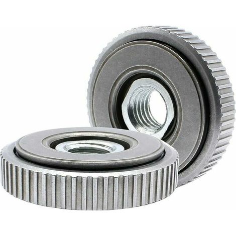 SDS Clic M14 Schnellspannmuttern für AEG, Black & Decker, Dewalt, Flex, Hitachi, Metabo, Makit Winkelschleifer, 2 Stück FLITI (1/4)
