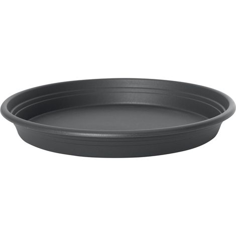 Florus Universal Saucer Round 22 Anthracite Sottovaso Rotondo