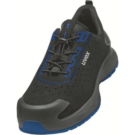 uvex Halbschuhe 1 x-craft S1 schwarz blau Weite 12 Gr. 47 (1/5)