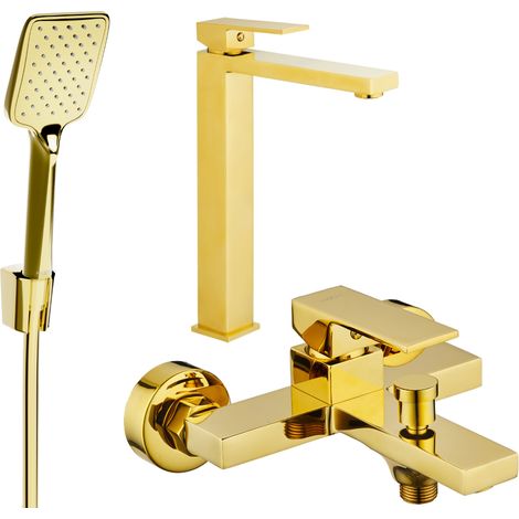 Mexen Uno R62 Badewannenset, Gold - 71413R62-50 (1/4)
