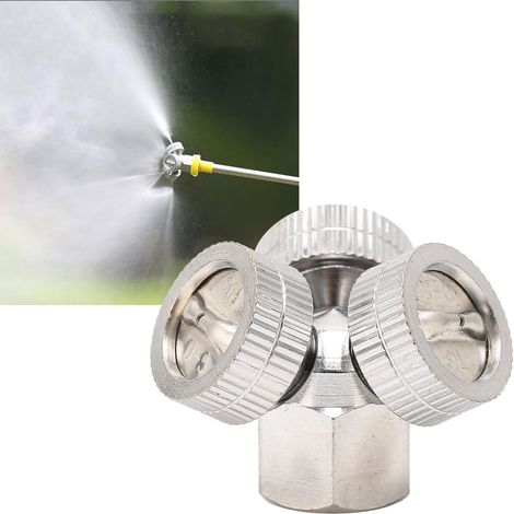 Tête d'arroseur brumisateur 3 trous M14x1.5 pour pulvérisateur agricole électrique (1/5)
