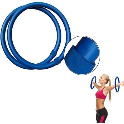 Kit Hula Hoop avec Bras Améliorés, Plateau Renforcé pour Adulte, Anneau de Gymnastique avec Coussinets, Version Mise à Jour, Entraînement à Domicile (1/5)