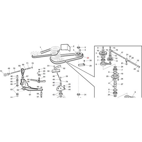 Cinghia trasmissione QUAD POWER ORIGINALE GIANNI FERRARI macchina professionale