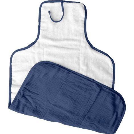 Paris Prix - Matelas à Langer Bébé nomade 75cm Bleu Foncé (1/3)