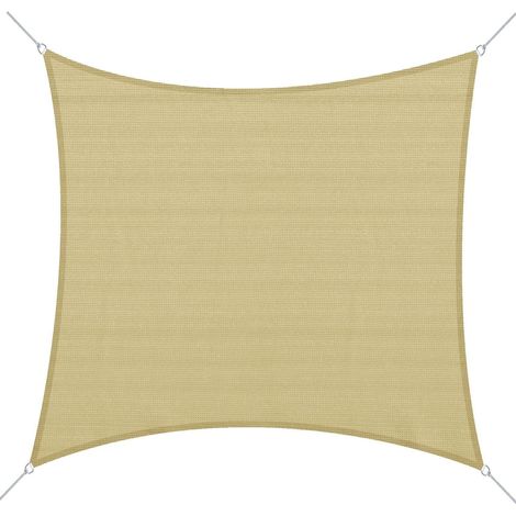 Sonnenschirm easycomfort sun shade sail wasserdicht atmungsaktiv 360x360 cm