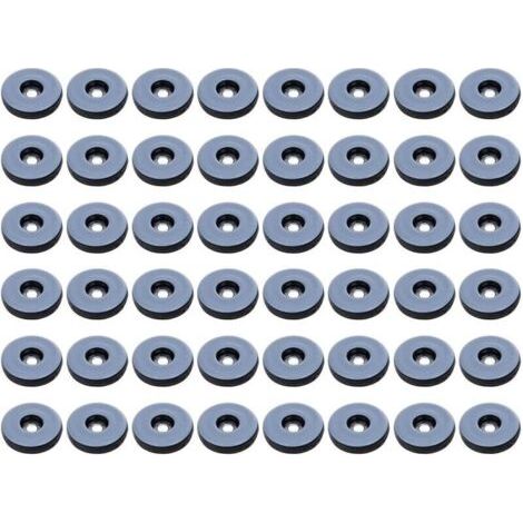 Patins Meubles,Lot de 48 patins de meubles ronds en téflon,Anti-vibration Patins Glisseurs pour Meubles,(Ronde) 19 mm (1/4)