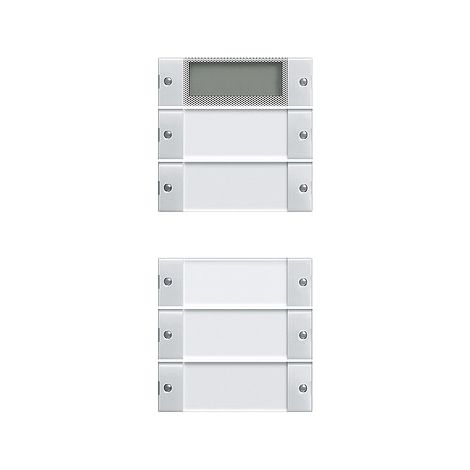 GIRA 214503 WIPPENSET 5FACH PLUS BSF SYSTEM 55 KLAR/REINWEIß