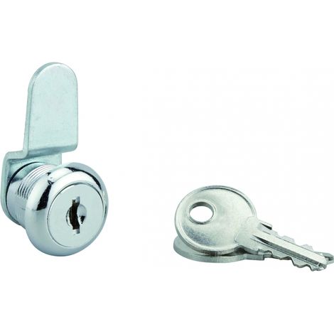 Serratura a camma per cassetta postale, spessore 0–6 mm, nichelata – THIRARD