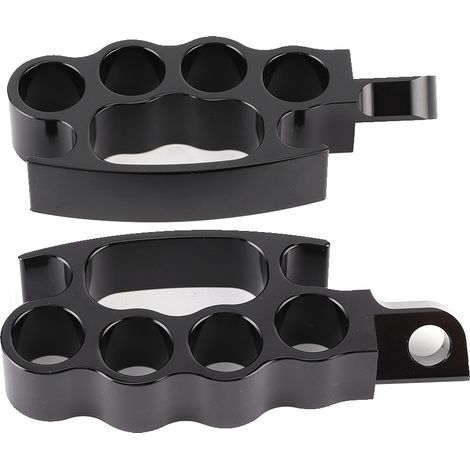 Repose-pieds de moto en aluminium, 2 pièces, pédale de commande d'articulation volante adaptée à XL 883 1200 (1/5)
