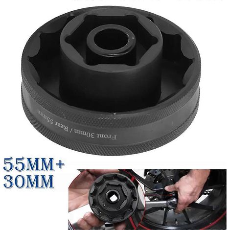 Outil de douille pour écrous de roue 55 mm + 30 mm pour Ducati 1098 1198 1199 (1/5)