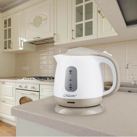 Electric kettle Maestro MR-012 white and beige (1/4)