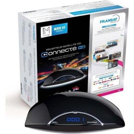 Démodulateur satellite HD - ASTON - MAYA - Réception TNT HD FRANSAT - Enregistrement USB - Wi-Fi intégré
