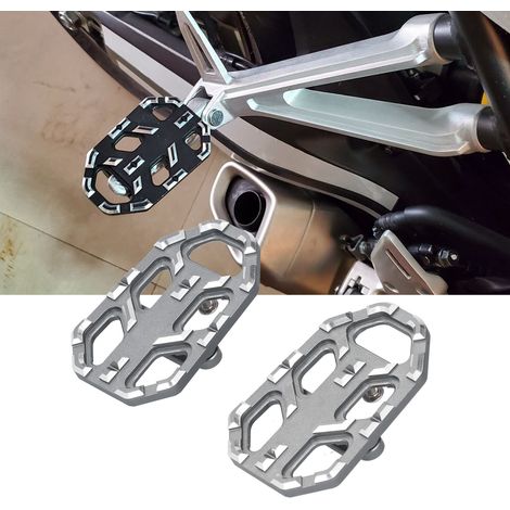 Breite Fußrasten für Motorräder, passend für Honda NC750, NC750X, NC750S (2014-2020, 2019, 2018, 2017), CB500X (2015, 2016) (Titanfarbe). (1/5)