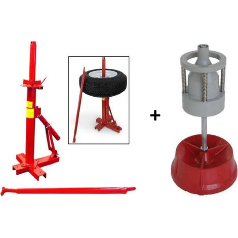 Démonte Pneu manuel Auto 13 à 21'' + Equilibreuse de Roue manuelle portable (1/3)