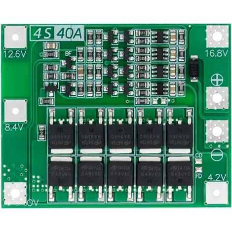 M贸dulo de carga balanceador de iones de litio 4S 40A