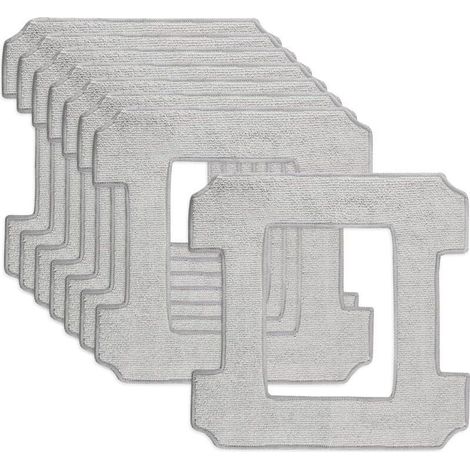 8 Pièces pour Ecovacs Winbot W1(Pro)/W1S(PRO)/W1Smax/W2(PRO)/W960/WG819-14 Serpillère Rechange Kit, Microfibre Lingette Robot Lave Vitre pour Ecovacs Winbot, pour Nettoyage Vitre (1/5)