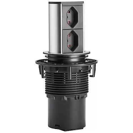 ELEVATOR Steckdosenleiste 2xCH T23 Strom 2,0m 928.024 (1/2)